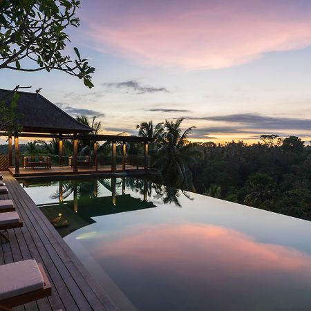 Hotel Adiwana Bisma Ubud Esterno foto The view from the pool at Alila Ubud